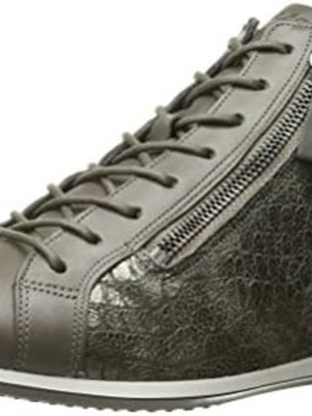 ECCO Women's Touch High-Top Sneaker stylish comfort fashion sneaker Olive Grey